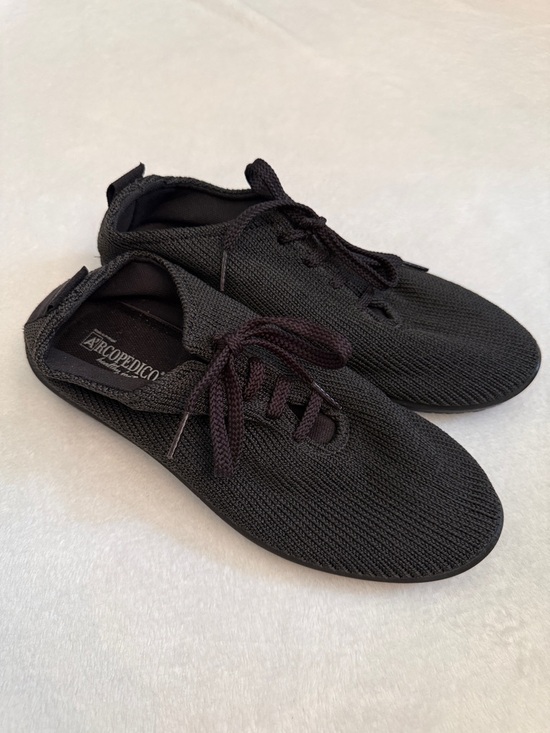 Arcopedico Shoes - Arcopedico | LS Knit Shocks Vegan Walking Sneakers Black (EU 41 / US 9.5-10)